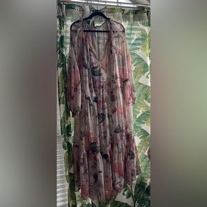 HM maxi floral dress